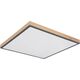 Lampa sufitowa Globo Skandynawska LAMPA sufitowa DORO 416080WD3 Globo ekologiczny plafon LED 36W 3000K do gabinetu drewno