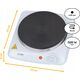 First TZS First Austria Cooking Plate, Cast Iron, Single, 1500W, 185MM, Adjustable FA-5082-4
