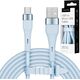 Kabel USB Kruger&Matz USB-A - microUSB 1 m Niebieski (KM1270-1BL)