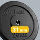 Rebel Obciążenie żeliwne 20kg, otwór 31mm, talerz klasyczny, REBEL ACTIVE