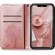 ForCell Kabura Forcell MEZZO Book do SAMSUNG A13 5G drzewo złoty róż