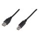 Kabel USB Digitus USB-A - micro-B 1.8 m Czarny (AK-300102-018-S)