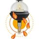 Gardena GARDENA ClickUp! Lantern, lamp (black/transparent, for ClickUp! handle)