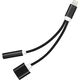 Adapter USB Partner Tele.com Lightning - Jack 3.5mm + Lightning Czarny  (5901737398789)