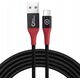 Kabel USB MicroConnect USB-A - USB-C 1.5 m Czarny (Safe Charge USB-A to C Data)