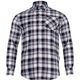 Lahti Pro Koszula flanelowa bawełniana szaro-czarna w kratę rozmiar XL (L4180404)