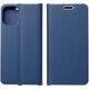 OEM Kabura LUNA Book Carbon do IPHONE 15 niebieski