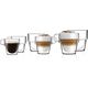 Vialli Design Szklanki termiczne z podwójną ścianką 6szt. 150ml 280ml 350ml Senso