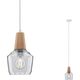Lampa wisząca Paulmann Neordic Ylvie Lampa wisząca max. 1x20W E27 230V Szkło/Drewno