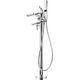 Bateria wannowa Deante Alpinia wolnostojące chrom (BGA_017M)