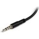 Kabel StarTech Jack 3.5mm - Jack 3.5mm x2 0.2m czarny (MUYHSMFF)