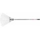 AWTools Grabie wachlarzowe druciane regulowane 15-zębne 55x151cm AW00092