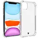 Bizon Case Clear Pack case + 2x screen glass + lens glass Apple iPhone 11 clear