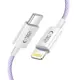 Tech-Protect Ultraboost Lite USB-C / Lightning Cable PD27W/3A 100cm Mauve