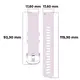 Bizon Strap Watch Silicone Pro Huawei Watch GT 5 Pro 42mm/GT 5 41mm/GT 4 41mm powder pink