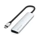 Satechi 6-in-1 HUB USB-C Slim Multiport Adapter USB-C / 2xUSB-A, USB-C, 4K HDMI, card reader silver