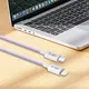 Tech-Protect Ultraboost Lite USB-C / Lightning Cable PD27W/3A 100cm Mauve