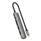 Satechi 6-in-1 HUB USB-C Slim Multiport Adapter USB-C / 2xUSB-A, USB-C, 4K HDMI, card reader space grey