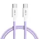 Tech-Protect Ultraboost Lite USB-C / USB-C Cable PD60W/3A 100cm Mauve