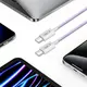 Tech-Protect Ultraboost Lite USB-C / USB-C Cable PD60W/3A 200cm Mauve