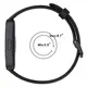 Bizon Strap Watch Silicone Huawei Band 9 / Band 8 black