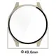 Bizon Case+Glass Watch Huawei Watch GT 5 46 mm beige