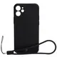 Bizon Case Silicone MagSafe Sq Apple iPhone 12 Mini black