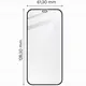 Bizon Glass Edge CF tempered glass - [2 PACK] + lens protection Apple iPhone 12 Mini black