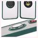 Bizon Case Hybrid Ring Oppo Reno 12 smoky with a dark green frame