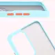 Bizon Case Hybrid Ring Oppo Reno 12 Pro smoky with a light blue frame