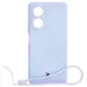 Bizon Case Silicone Oppo A58 4G light purple