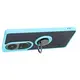 Bizon Case Hybrid Ring Oppo Reno10 / 10 Pro smoky with a light blue frame