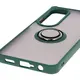 Bizon Case Hybrid Ring Oppo A60 4G smoky with a dark green frame