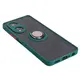 Bizon Case Hybrid Ring Oppo A58 4G smoky with a dark green frame