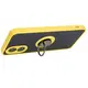 Bizon Case Hybrid Ring Oppo A38 4G smoky with a yellow frame