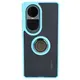 Bizon Case Hybrid Ring Oppo Reno10 / 10 Pro smoky with a light blue frame