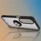 Bizon Case Hybrid Ring Oppo A60 4G smoky with a black frame