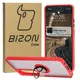 Bizon Case Hybrid Ring Oppo A60 4G smoky with a red frame