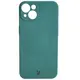 Bizon Case Silicone Magnetic Apple iPhone 13 dark green