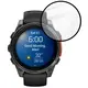 Bizon Glass Watch Edge Hybrid Garmin Fenix 8 AMOLED 47 mm black