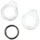 Bizon Case Locator Keychain Apple AirTag clear