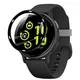 Bizon Glass Watch Edge Hybrid Garmin Vivoactive 5 black