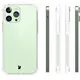 Bizon Case Clear Pack case + 2x screen glass + lens glass Apple iPhone 13 Pro clear