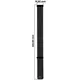 Bizon Strap Watch Chain 18 mm black
