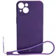 Bizon Case Silicone Magnetic Apple iPhone 13 plum