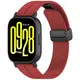 Bizon Strap Watch Silicone 22 mm burgundy