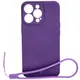 Bizon Case Silicone Magnetic Apple iPhone 13 Pro plum