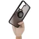 Bizon Case Hybrid Ring Samsung Galaxy S22 smoky with a black frame