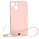 Bizon Case Silicone MagSafe Sq Apple iPhone 13 Mini light pink