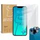 BIZON 3x screen glass + camera glass Apple iPhone 14